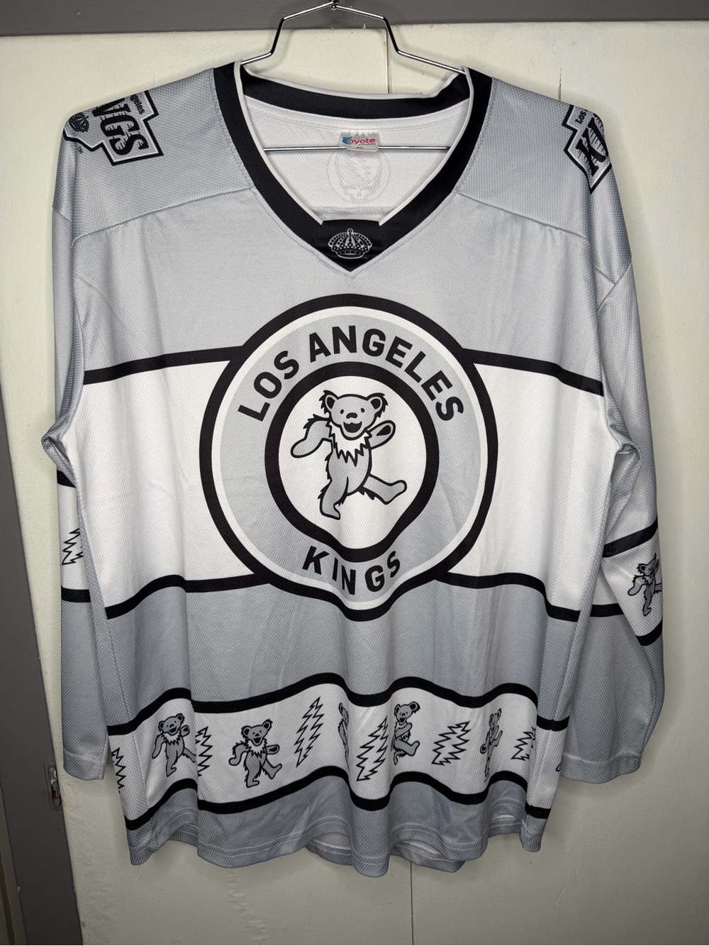 LA Kings Grateful Dead Jersey 2026 Adult Large Rare Dead And Co Dancing Bear